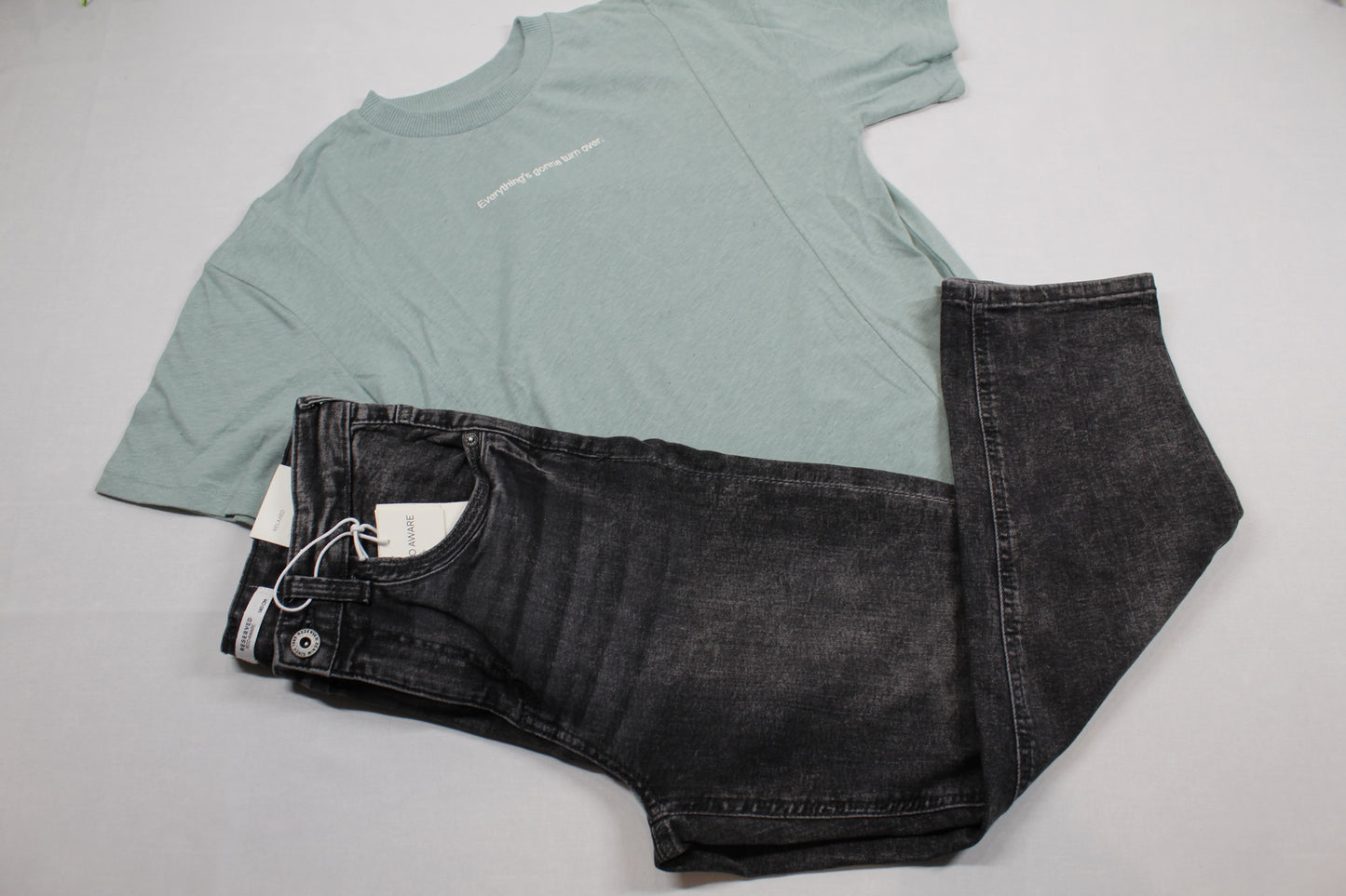 Set lange Jeans T-Shirt Jungs 134/140