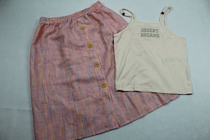 Set Rock T-Shirt Mädchen 134/140