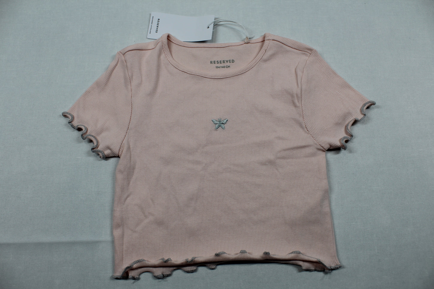 Set kurzer Rock T-Shirt Mädchen 134/140
