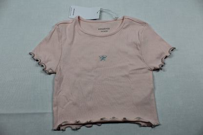 Set kurzer Rock T-Shirt Mädchen 134/140