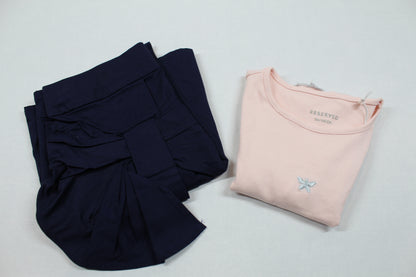 Set kurzer Rock T-Shirt Mädchen 134/140