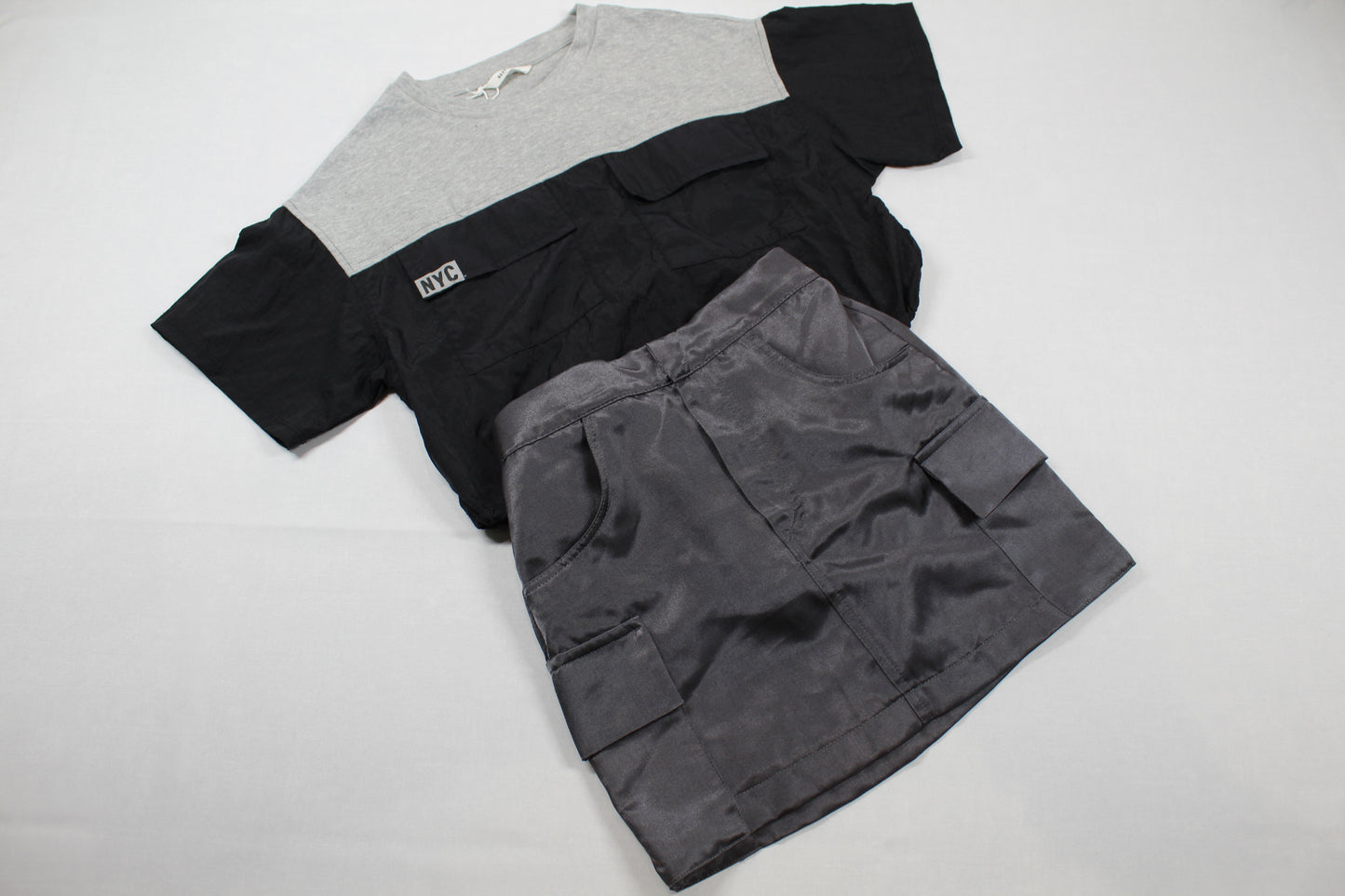 Set Rock t-Shirt Mädchen hin 134/140