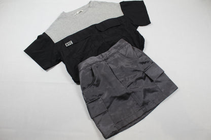 Set Rock t-Shirt Mädchen hin 134/140