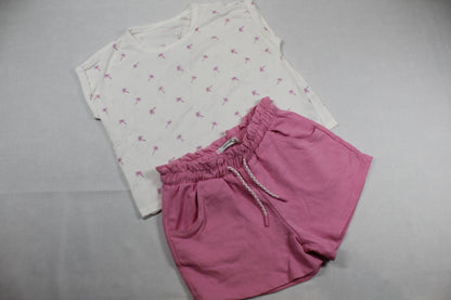 Set kurze Short T-Shirt Outlet Mädchen 146/152
