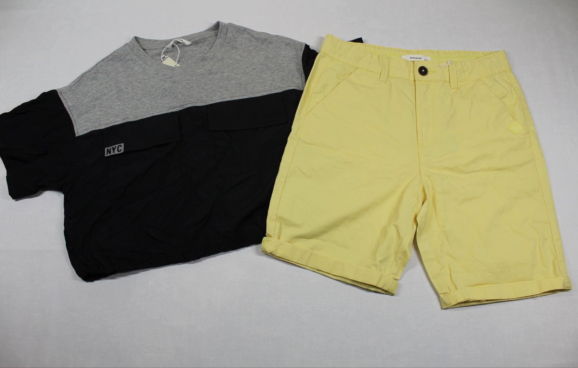 Set kurze Hose T-Shirt Mädchen 146/152 Outlet