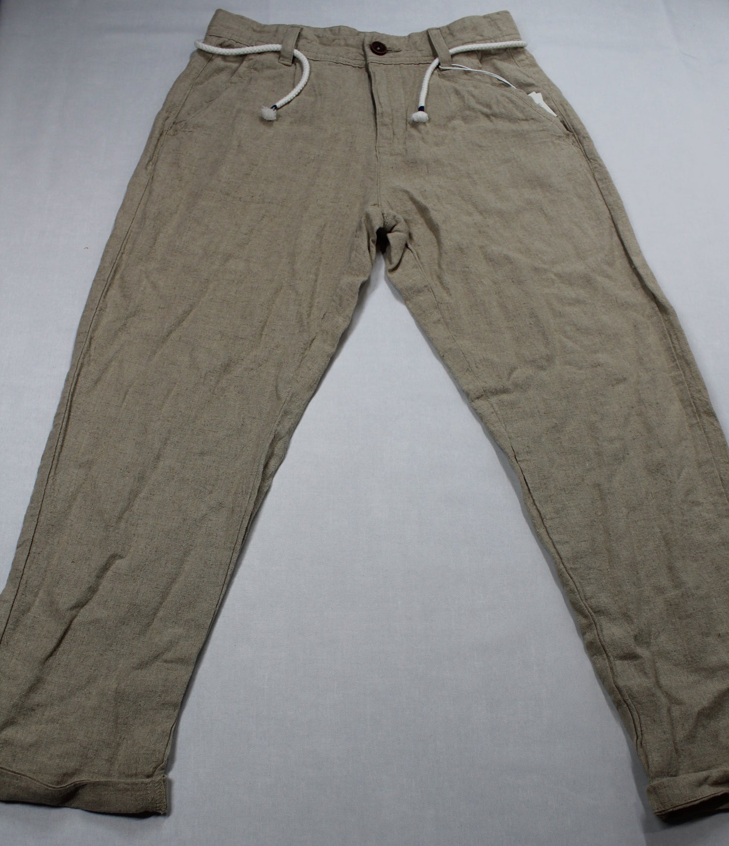Leichte Sommerhose beige Jungs Outlet 146/152