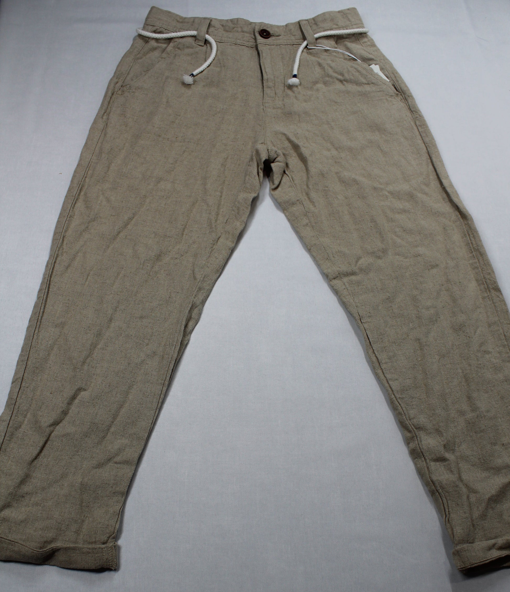 Leichte Sommerhose beige Jungs Outlet 146/152