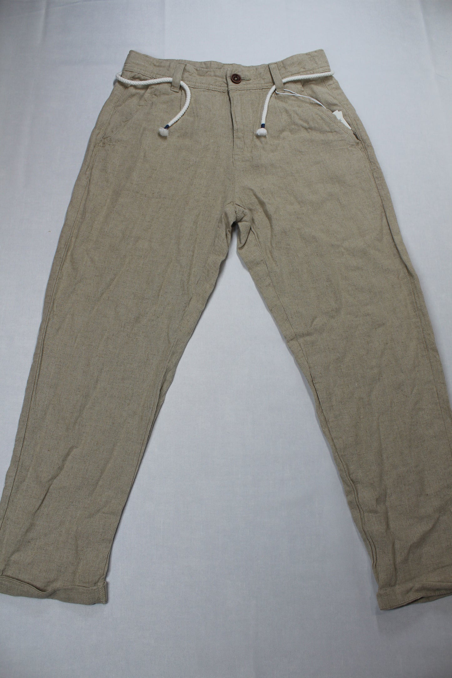 Leichte Sommerhose beige Jungs Outlet 146/152