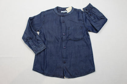 Set Jeanshemd Pullover Jungs 86/92 Outlet