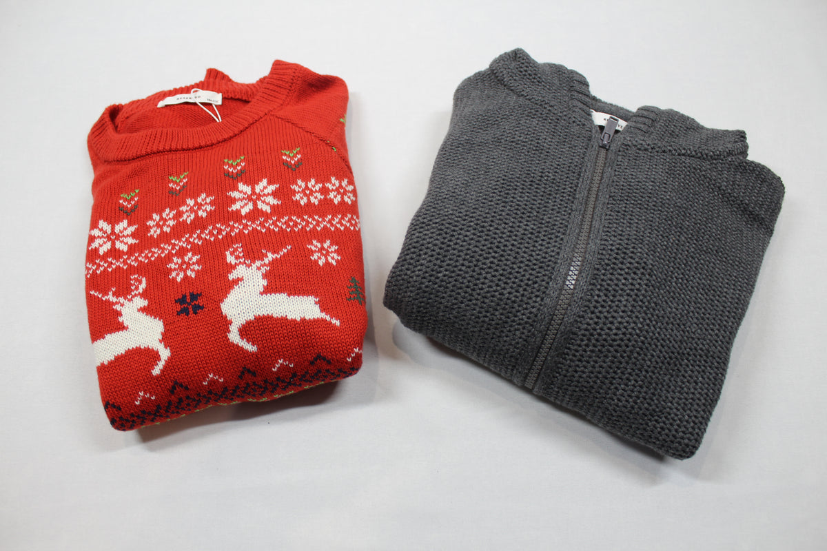Set Strickweste Pullover Jungs 146/152 Outlet