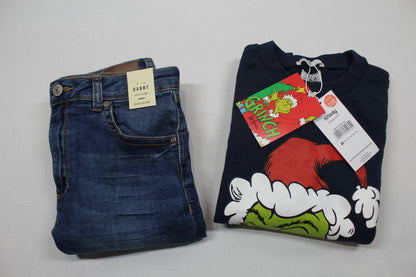Set Bluejeans Pulli Grinch Jungs 134/140  Outlet