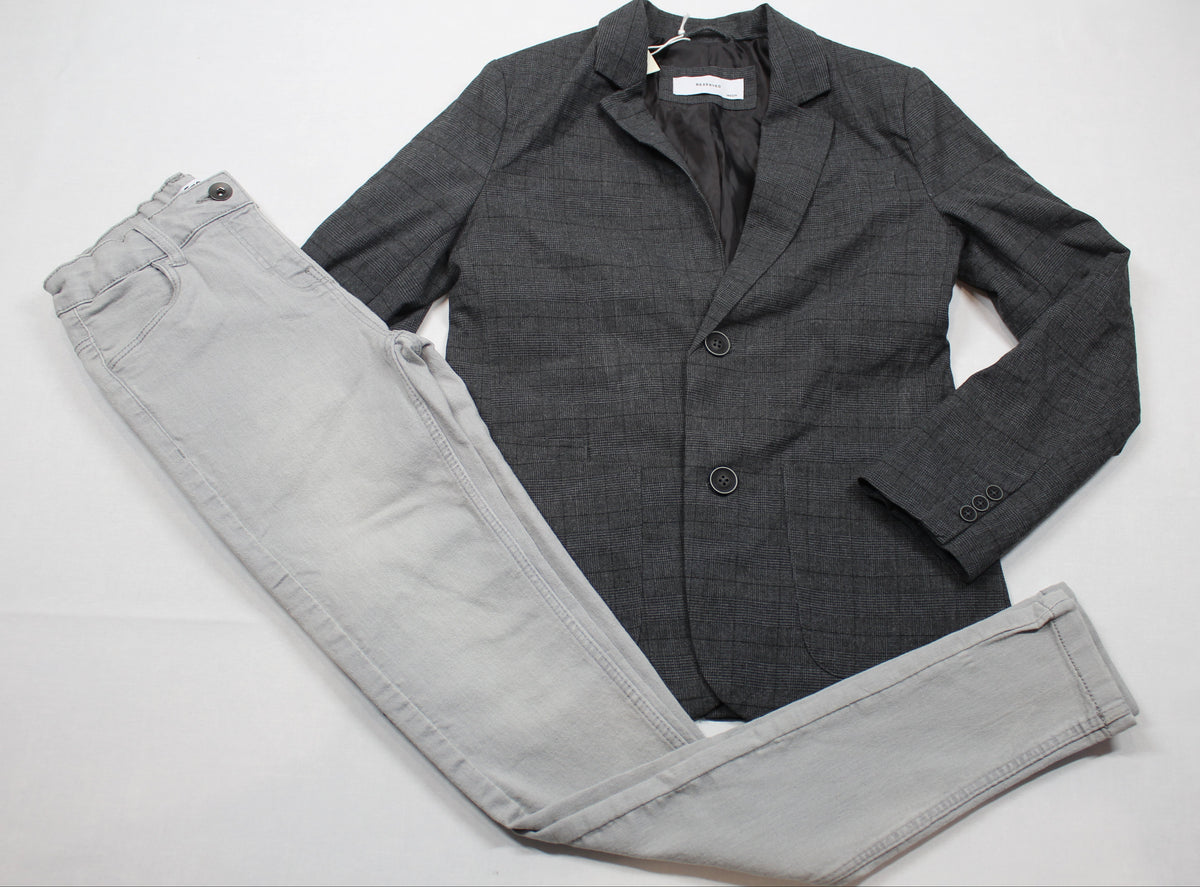 Set grau Jeans Sakko Mädchen 1467152 Outlet