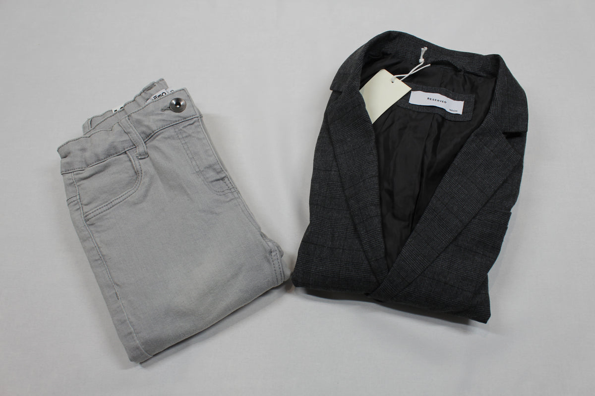 Set grau Jeans Sakko Mädchen 1467152 Outlet