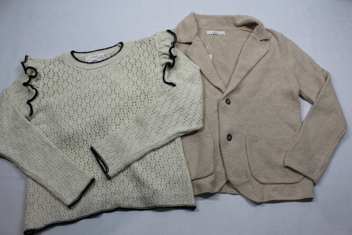 Set Strickweste Pullover Mädchen 146/152 Outlet