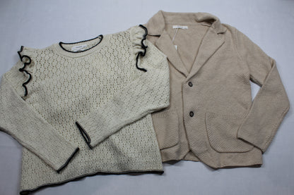 Set Strickweste Pullover Mädchen 146/152 Outlet