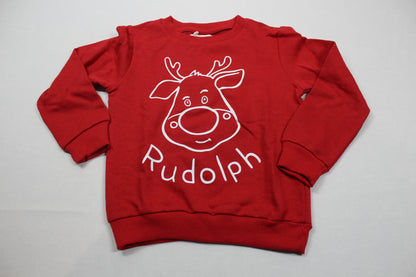 Roter Pullover Rudolph Jungs 116 Outlet