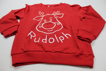 Roter Pullover Rudolph Jungs 116 Outlet