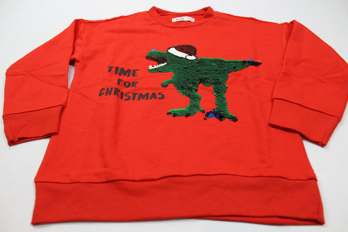 Roter Pulli Dino Jungs 110 Outlet