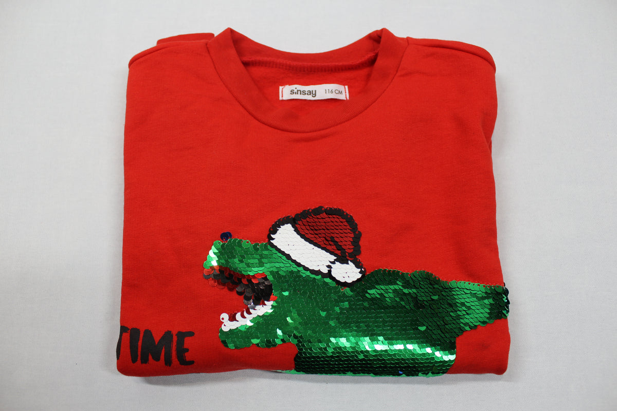 Roter Pulli Dino Jungs 116 Outlet