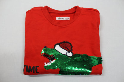 Roter Pulli Dino Jungs 116 Outlet