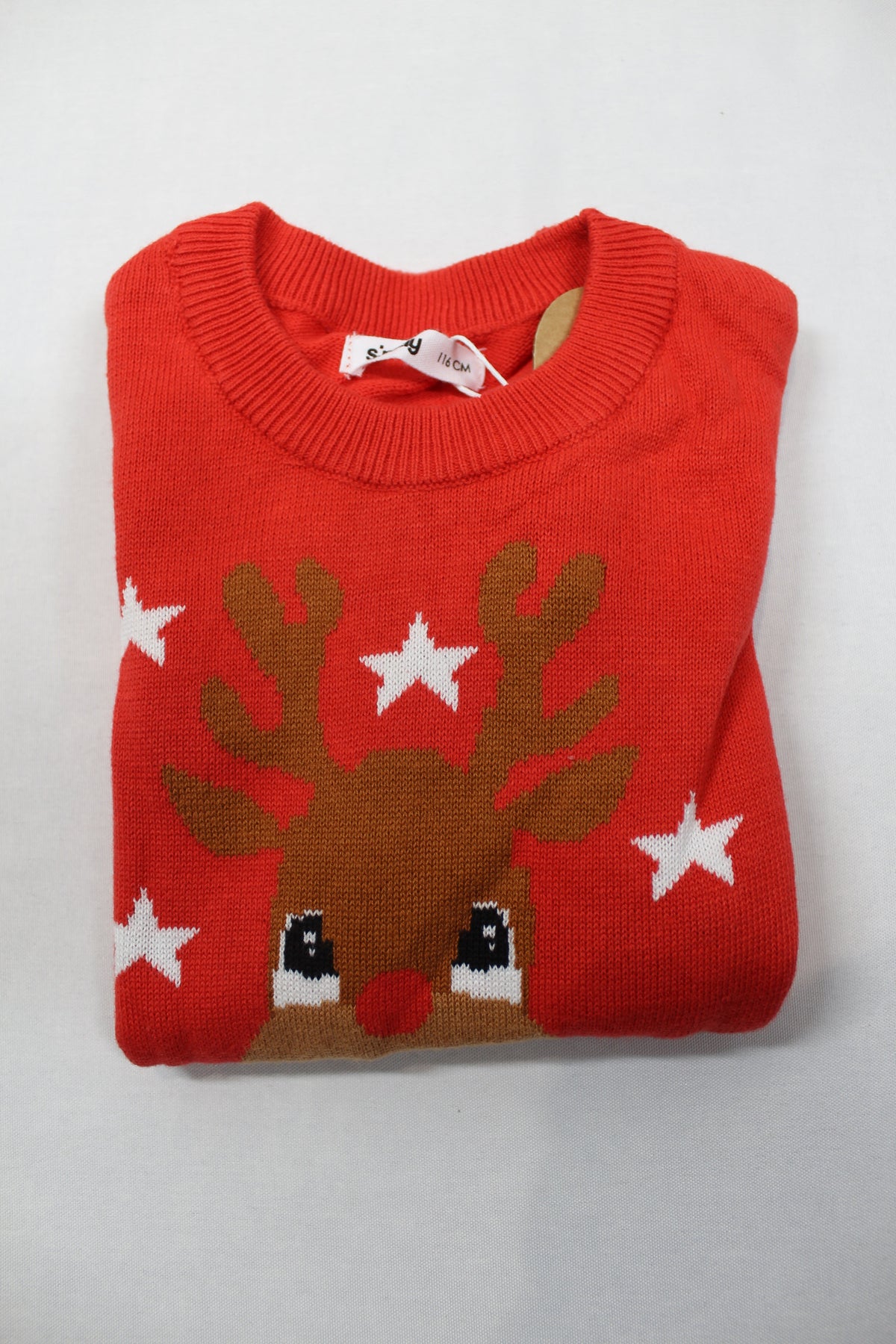 Roter Pulli Elch Jungs 110 Outlet