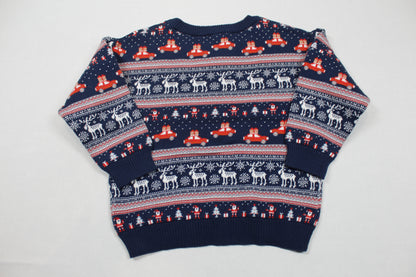 süßer Pullover mit Weihnachtsmotiv für Jungs 98