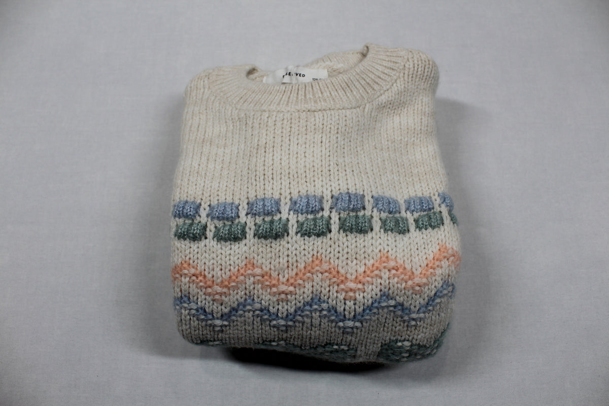 kuscheliger Strickpullover für Mädchen 128