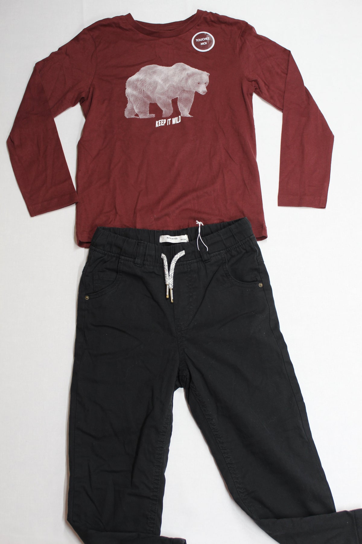 Thermohose + Langarmshirt für Jungs 122/128