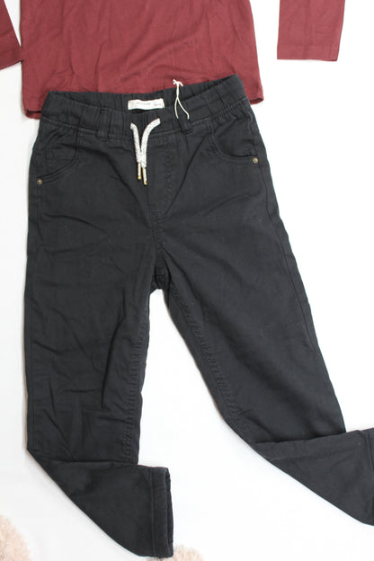 Thermohose + Langarmshirt für Jungs 122/128