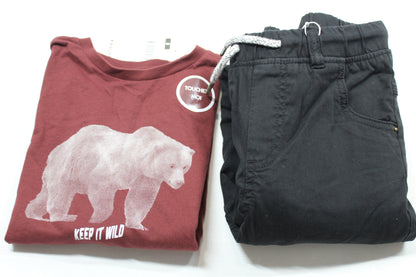 Thermohose + Langarmshirt für Jungs 122/128