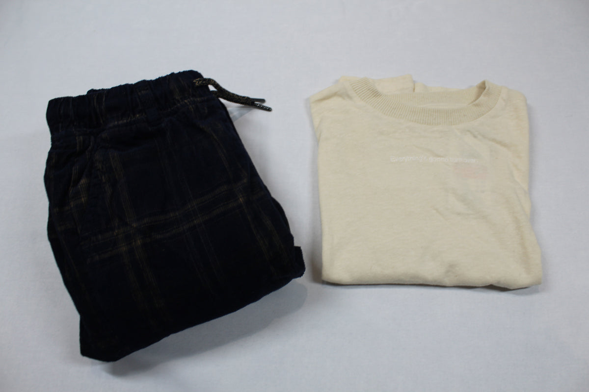 Kordhose T-Shirt 122-128 Jungs Outlet