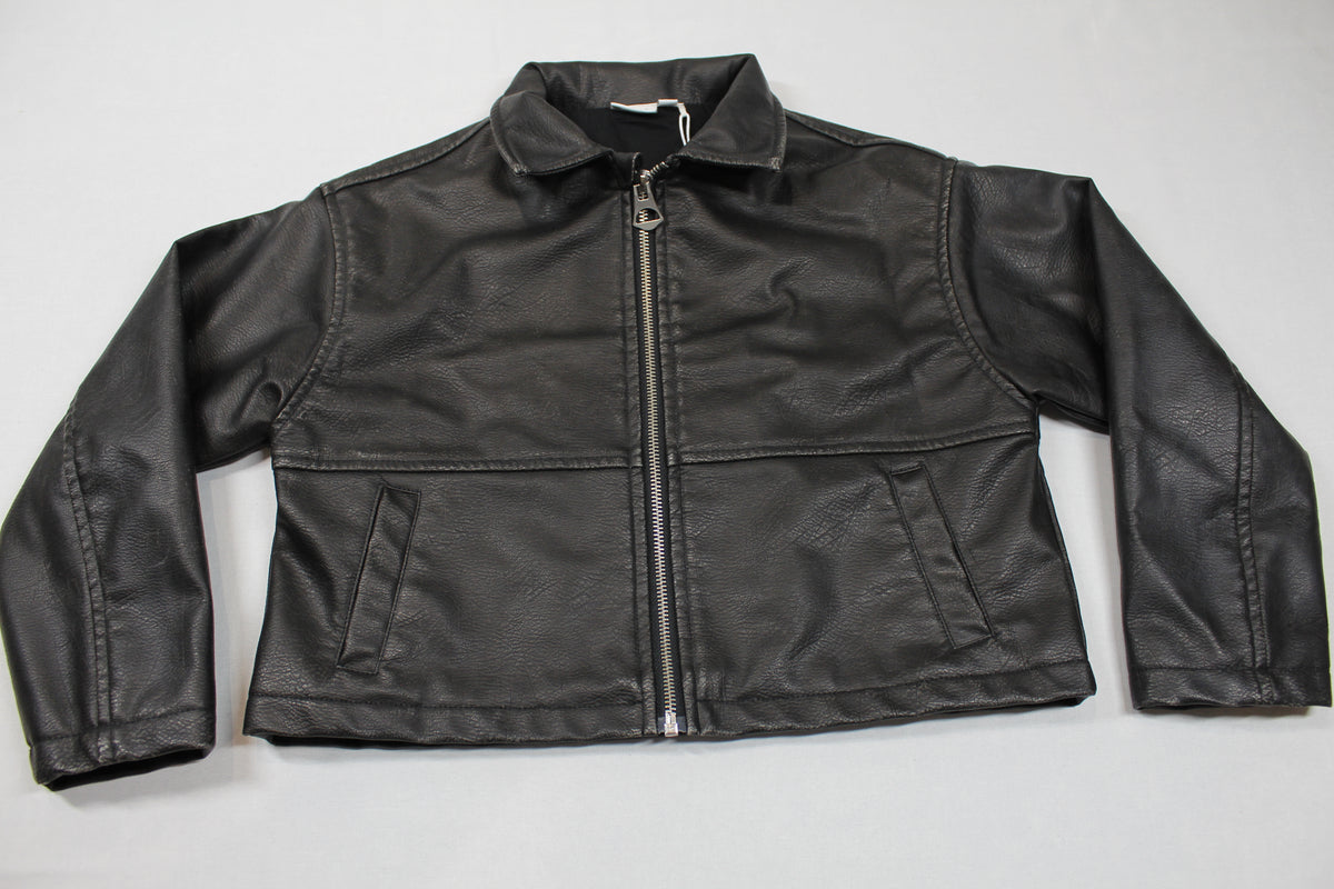 Set Lederjacke Pulli Mädchen 122/128 Outlet
