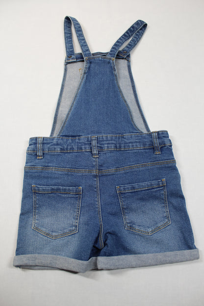 Set Latzhose Jeans kurz T-Shirt Mädchen 134/140 Outlet