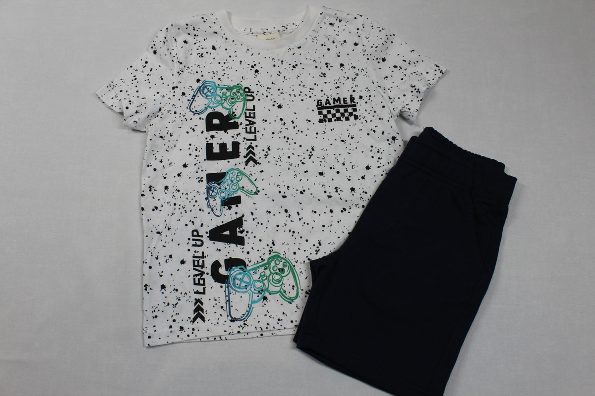 Set Short T-Shirt Jungs 110/116 Outlet