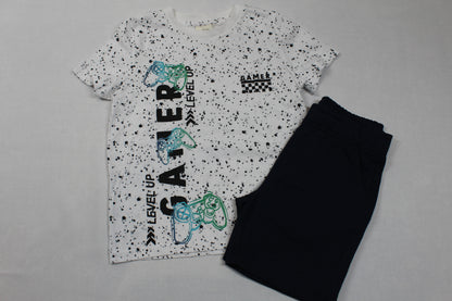 Set Short T-Shirt Jungs 110/116 Outlet