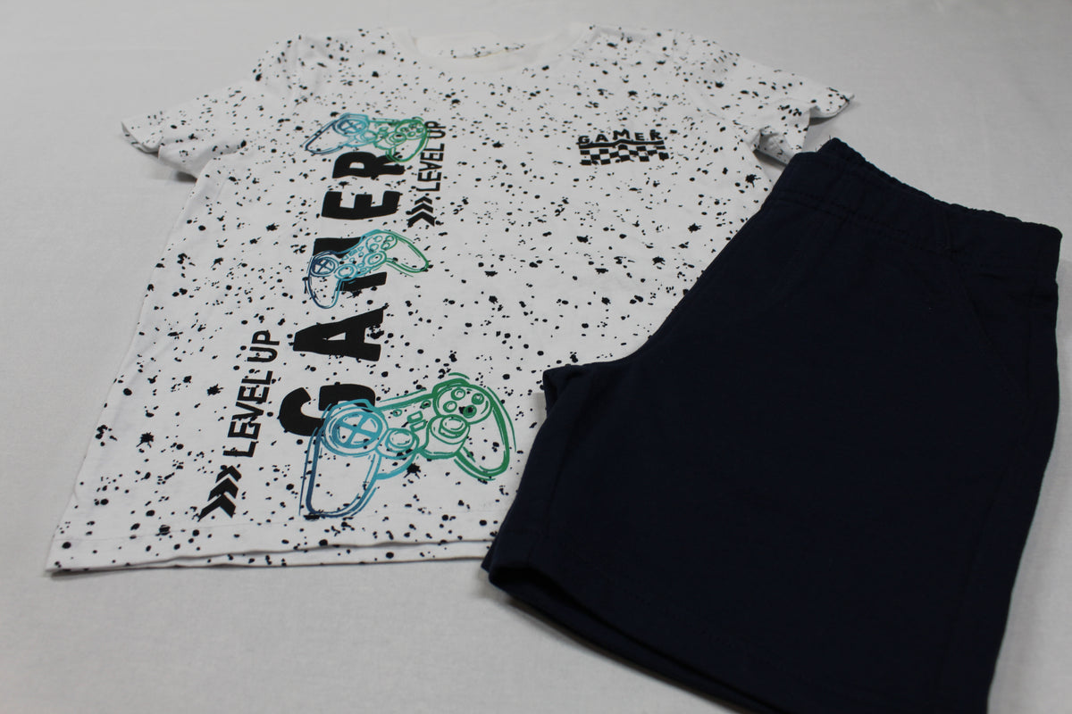 Set Short T-Shirt Jungs 110/116 Outlet